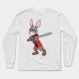 In armor with long sword - Rabbit Long Sleeve T-Shirt